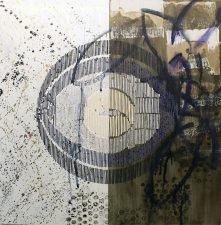 48″x48″-2- mixed media on canvas 2017